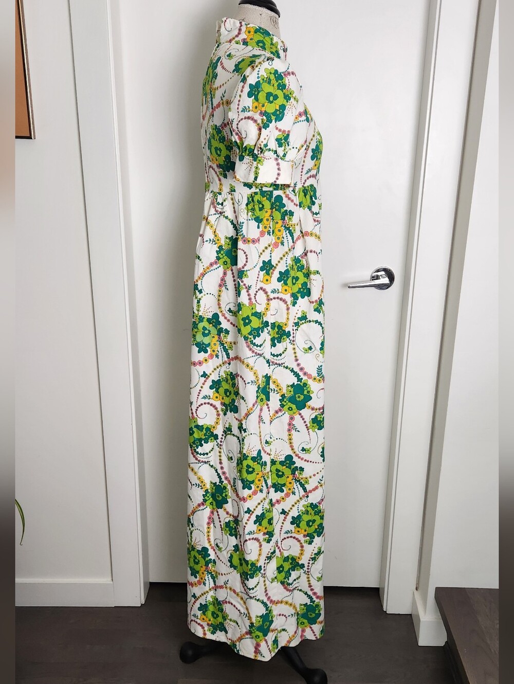 70's Clover Boho Maxi Dress - Picture 4 of 12